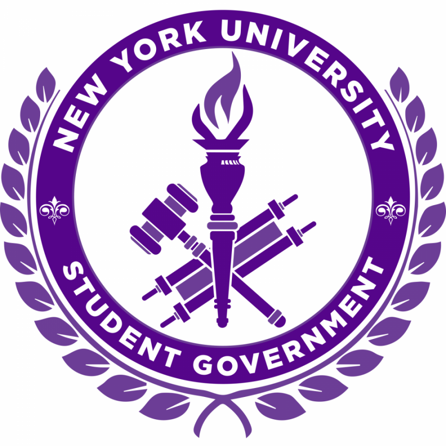 The logo of NYU's Student Government. (Courtesy of NYU Student Government)