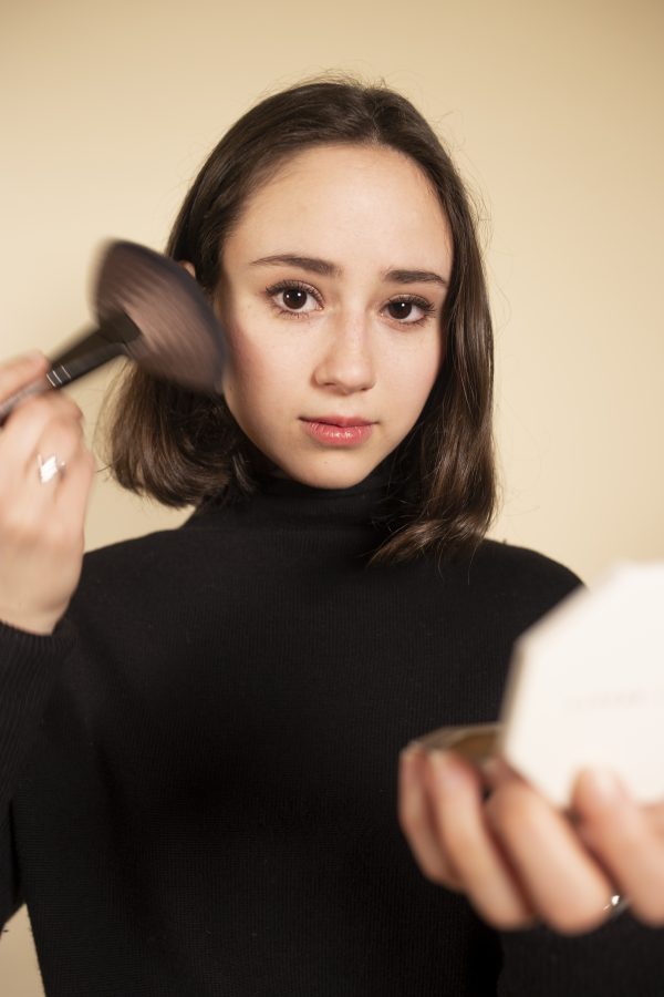 APPLY YOURSELF | Karchin works as a freelance makeup artist on experimental and editorial projects. (Photo by Katie Peurrung)