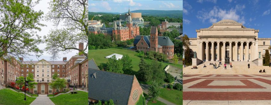 On Sunday, Nov. 7, Brown University, Columbia University and Cornell University received bomb threats. Both Cornell and Brown received bomb threats by phone and Columbia’s evacuations appeared to be in response to two threats posted by a Twitter account. (Images via Wikimedia Commons)