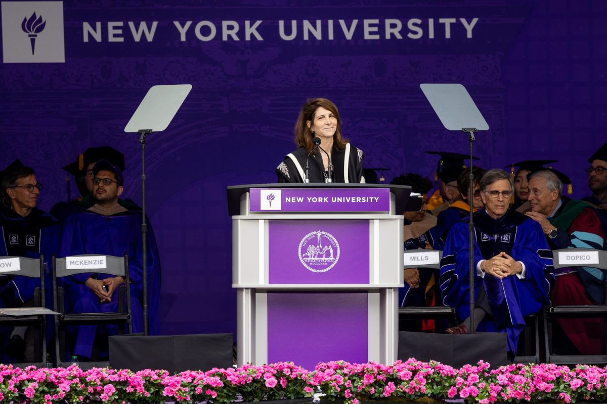 President Linda Mills. 